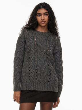 Aritzia Wilfred ‘Bronco’ Cable Knit Sweater
